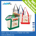 2016 Best sales factory low price CMYK printed cotton canvas drawstring bag
